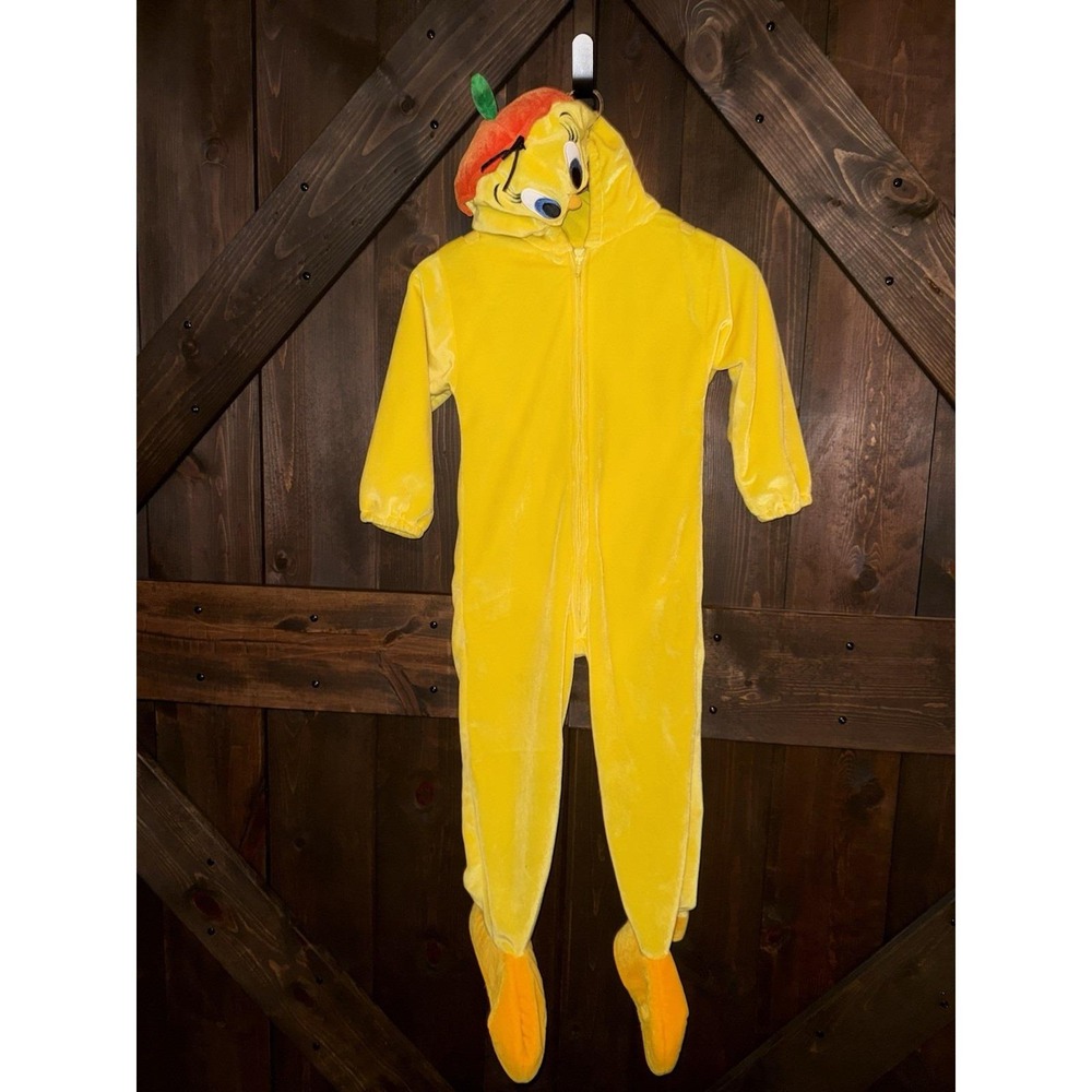 VTG Tweety Bird 1999 Youth Sz S Warner Bros Studio Store Halloween Plush Costume